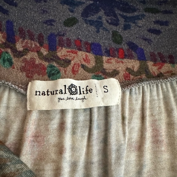 NATURAL LIFE Colorful Patchwork Maxi Skirt Size Small Never Worn - Picture 2 of 9